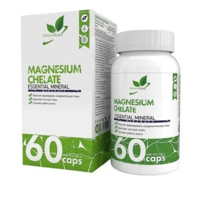  NaturalSupp Magnesium chelate 60 