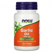  NOW Garlic Oil 1500  100 