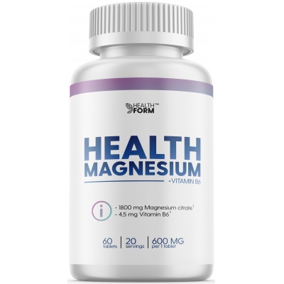  Health Form Magnesium+Vitamin B6 60 