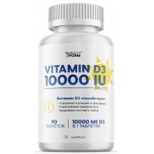  Health Form Vitamin D3 10000 IU 90 