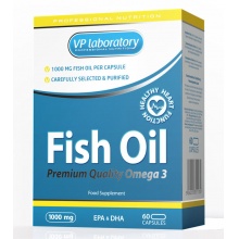 Рыбий жир VPlab Fish Oil 1000мг 60 капс