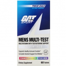 Витамины GAT Mens  Multi+Test  60 таб.