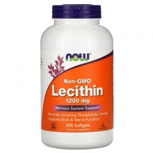 Витамины NOW Lecithin 1200 mg 200 капсул
