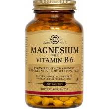 Витамины Solgar Magnesium vitamin B6 250 таблеток