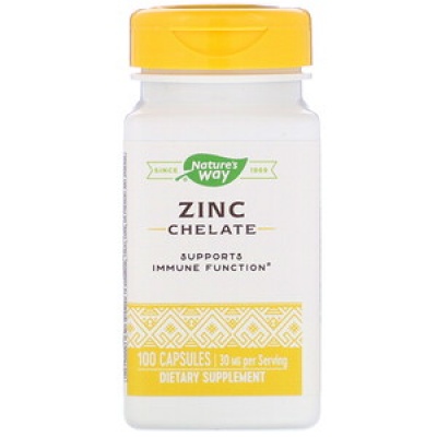  Natures Way Zinc Chelate 30  100 