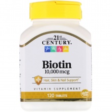  21st Century Biotin 10000  120 