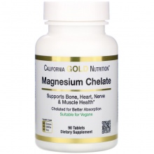 Витамины California Gold Nutrition Magnesium Chelate 90 капсул