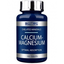 Витамины Scitec Nutrition Essentials Calcium-Magnesium 100 таблеток