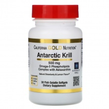 Антиоксидант California Gold Nutrition Antarctic Krill 500 мг 30 капсул