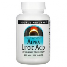 Антиоксидант Source Naturals  Alpha-Lipoic Acid 200 мг 120 капсулс