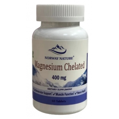  Norway Nature Magnesium+Chelated 400  60 