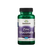 Витамины Swanson Zinc Gluconate 30 mg 250 таблеток