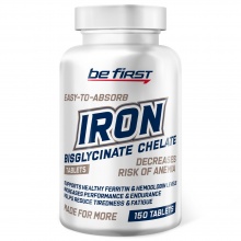 Витамины Be First Iron bisglycinate chelate 150 таблеток