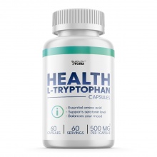 Аминокислота Health Form L-Tryptophan 500 мг 60 капсул
